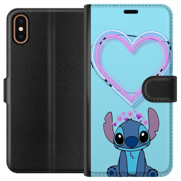 Apple iPhone X Lommeboketui Hjerte Sting