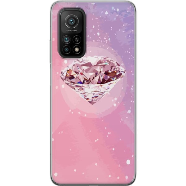 Xiaomi Mi 10T 5G Gennemsigtig cover Glitter Diamant