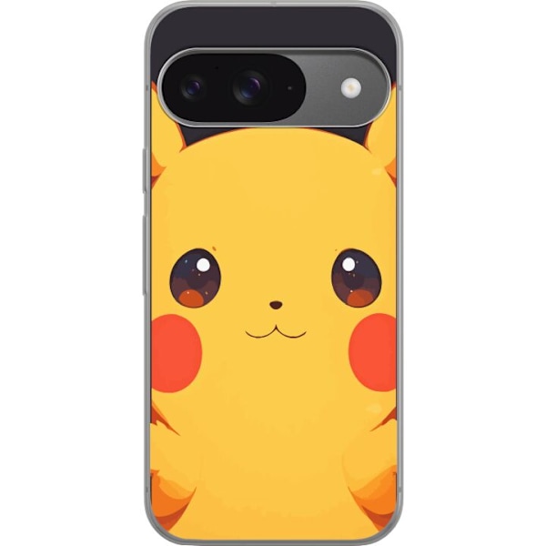 Google Pixel 9 Pro Genomskinligt Skal Pikachu