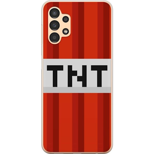 Samsung Galaxy A13 Genomskinligt Skal Minecraft TNT