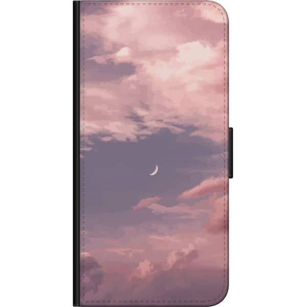 Kompatibelt Lommeboketui til Samsung Galaxy A20s Rosa Himmel