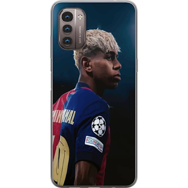 Nokia G21 Läpinäkyvä kuori Lamine Yamal - Barcelonan ihmela