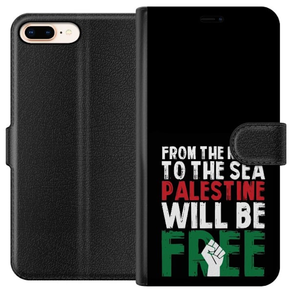 Apple iPhone 7 Plus Lompakkokotelo Vapauta Palestiina