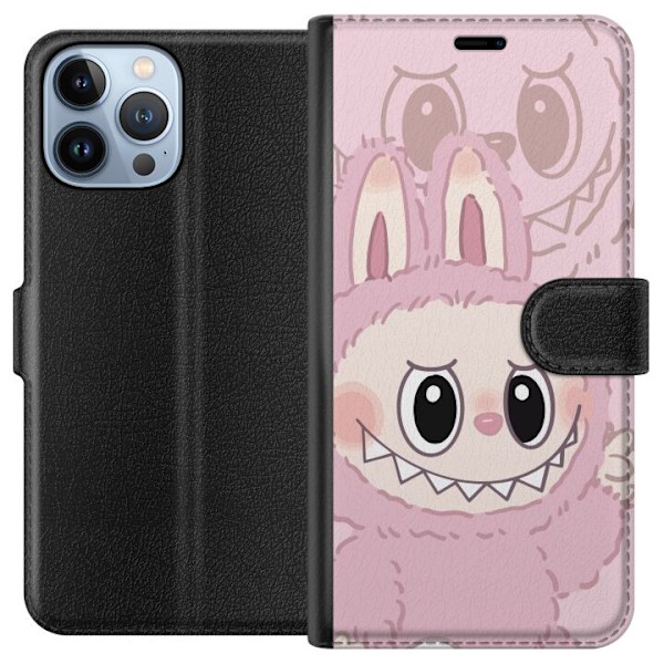 Apple iPhone 13 Pro Max Tegnebogsetui Labubu Floral Freak