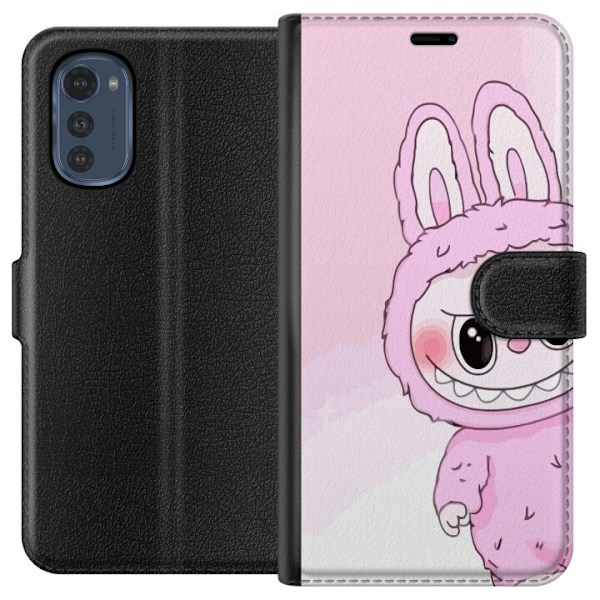 Motorola Moto E32s Lompakkokotelo Labubu Jänis-sarja