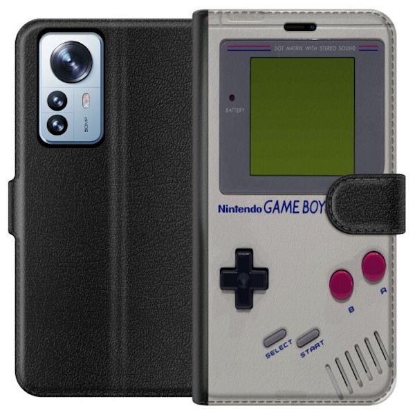 Xiaomi 12 Pro Lommeboketui Game Boy