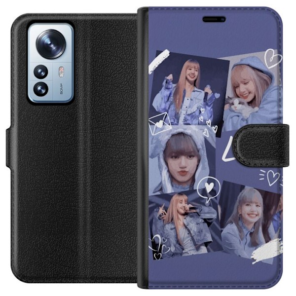 Xiaomi 12 Pro Lompakkokotelo Lisa Blackpink – Aesthetic K-pop Queen