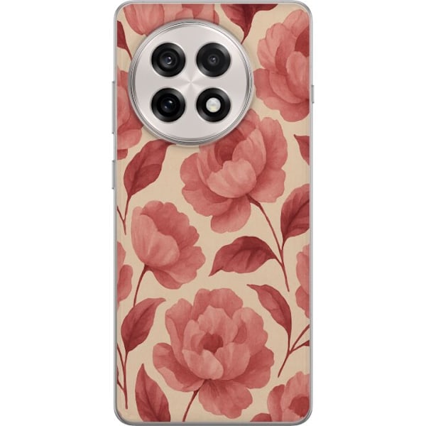 OnePlus 13R Genomskinligt Skal Rose Bloom