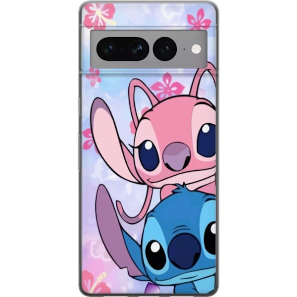 Google Pixel 7 Pro Läpinäkyvä kuori Stitch & Angel