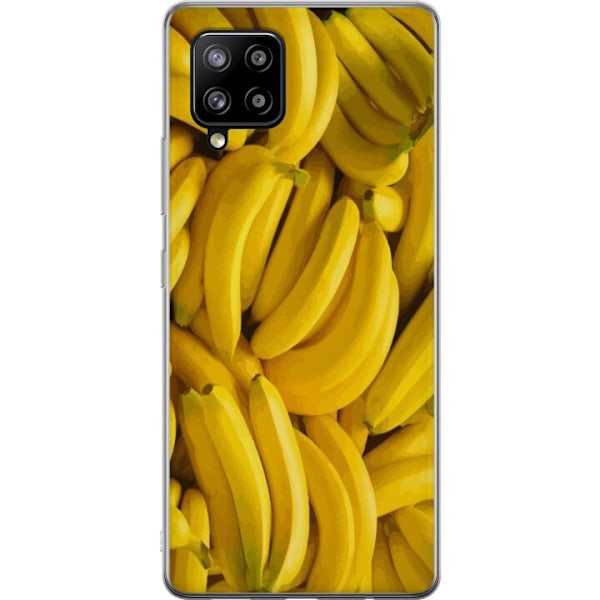 Samsung Galaxy A42 5G Genomskinligt Skal Banana Pattern – le