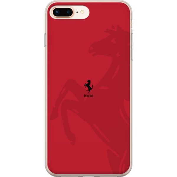 Apple iPhone 7 Plus Gennemsigtig cover Ferrari