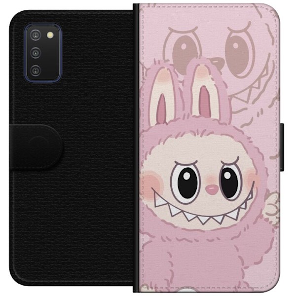 Samsung Galaxy A03s Tegnebogsetui Labubu Floral Freak