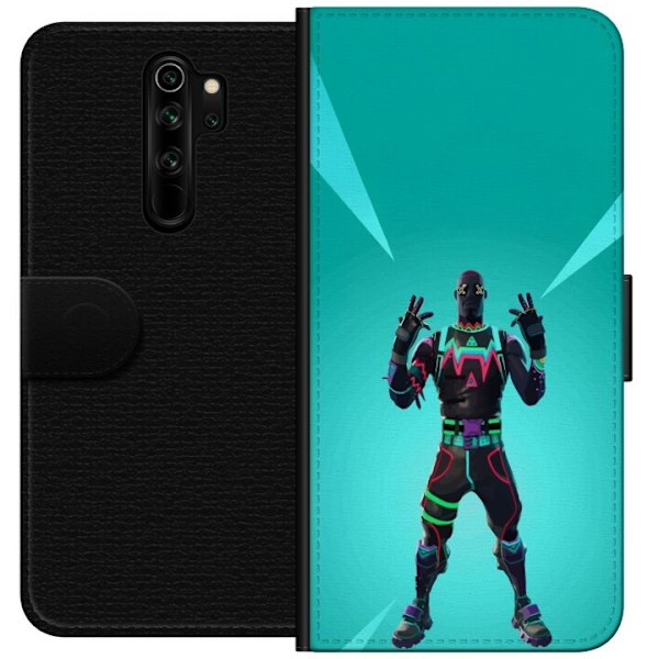 Xiaomi Redmi Note 8 Pro  Tegnebogsetui sort ridder fortnite
