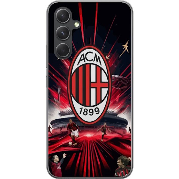 Samsung Galaxy S24 Gjennomsiktig deksel AC Milan