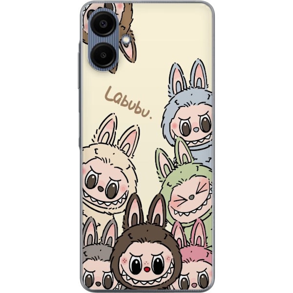 Samsung Galaxy A06 Genomskinligt Skal Labubu Pastel Collection