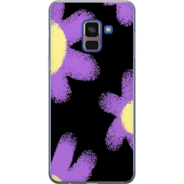 Samsung Galaxy A8 (2018) Läpinäkyvä kuori Kukkapuku