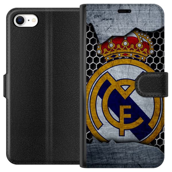 Kompatibelt Plånboksfodral till Apple iPhone 6 Real Madrid CF