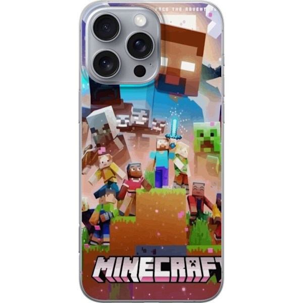 Apple iPhone 16 Pro Max Läpinäkyvä kuori Minecraft
