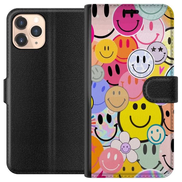 Kompatibel Tegnebogsetui til Apple iPhone 11 Pro Gladde Ansigter