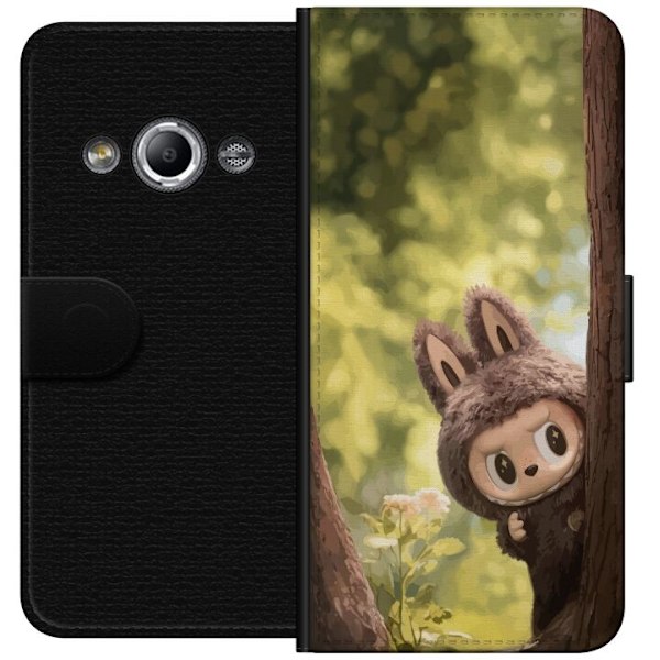 Samsung Galaxy Xcover 3 Lommeboketui Labubu Graffiti Vibes – Gatukunst i Monsterform