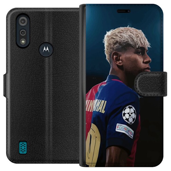 Motorola Moto E6i Plånboksfodral Lamine Yamal – Barcelonas