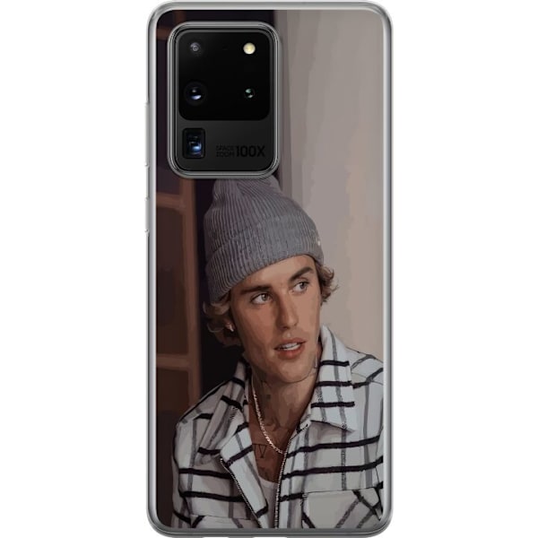 Samsung Galaxy S20 Ultra Gennemsigtig cover Justin Bieber