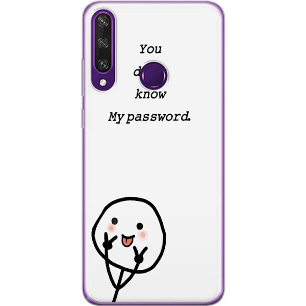Huawei Y6p Genomskinligt Skal You Don’t Know My Password –