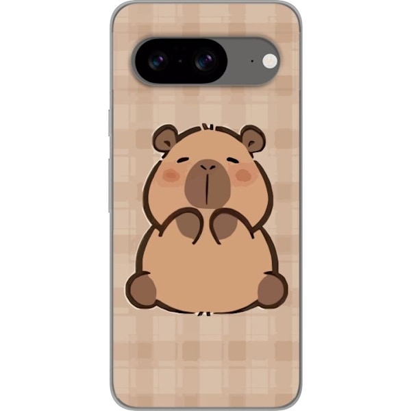 Google Pixel 8 Genomskinligt Skal Mobilskal kawaii capybara flera figurer japansk stil