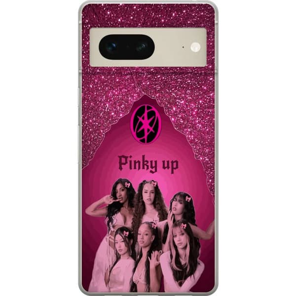 Kompatibelt Mobildeksel til Google Pixel 7 KATSEYE Pinky Up rosa