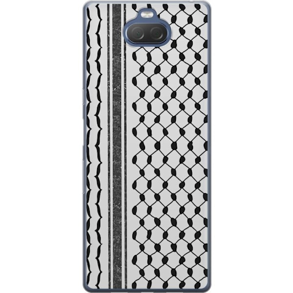 Sony Xperia 10 Plus Läpinäkyvä kuori Palestiinalainen kuvio
