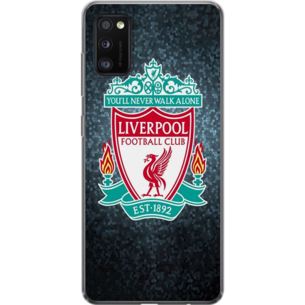 Samsung Galaxy A41 Läpinäkyvä kuori Liverpoolin Jalkapallos