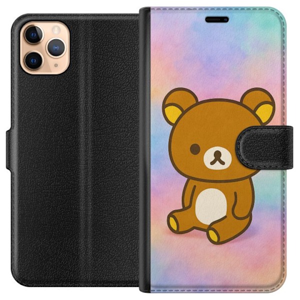 Apple iPhone 11 Pro Max Lompakkokotelo Kawaii Sanrio Rilakkuma