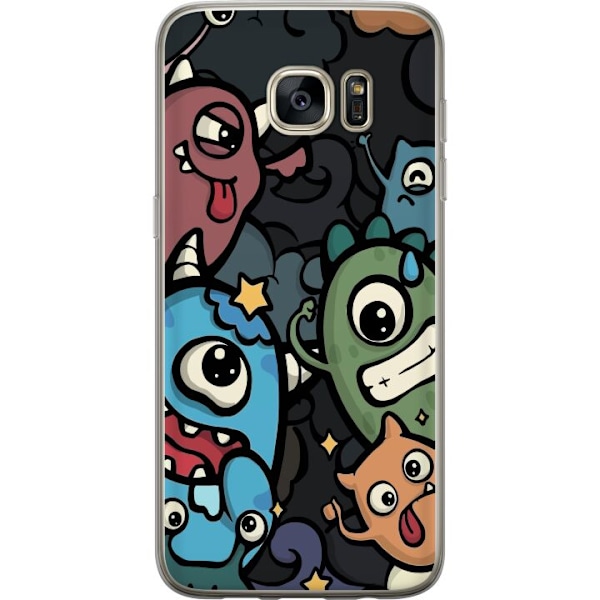 Samsung Galaxy S7 edge Läpinäkyvä kuori Ulkomaalaiset