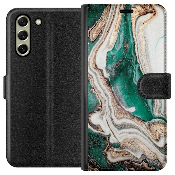 Samsung Galaxy S21 FE 5G Lompakkokotelo Vihreä