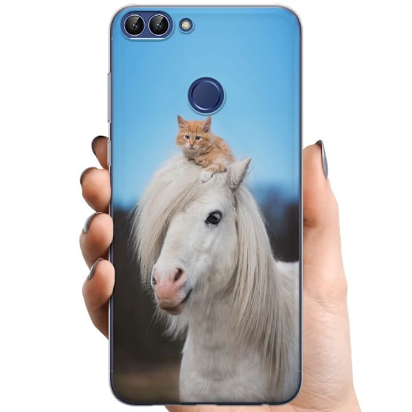Huawei P smart TPU Mobildeksel Hest & Katt
