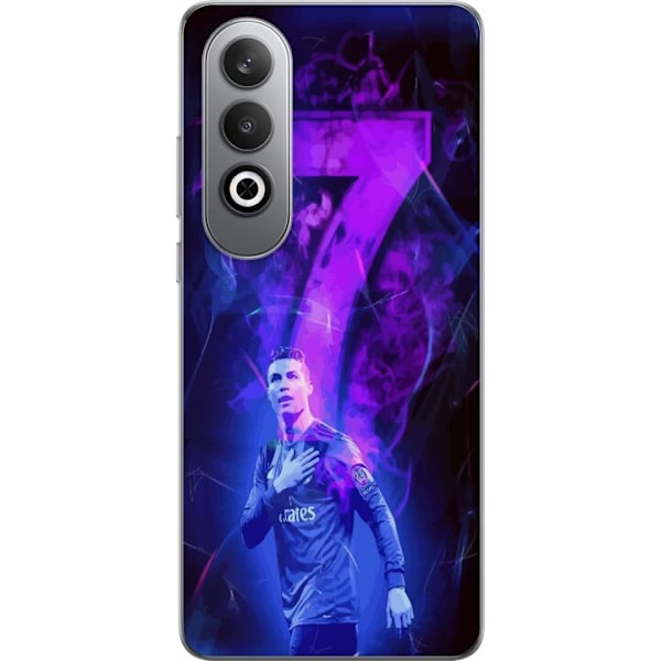 OnePlus Nord CE4 Läpinäkyvä kuori Ronaldo 7 - Jalkapallolegenda Toiminnassa Fanien Puolesta