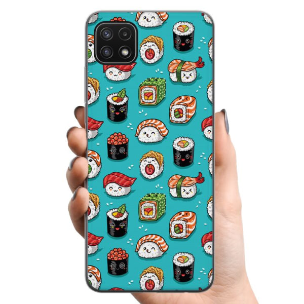 Samsung Galaxy A22 5G TPU Matkapuhelimen kuori Sushi