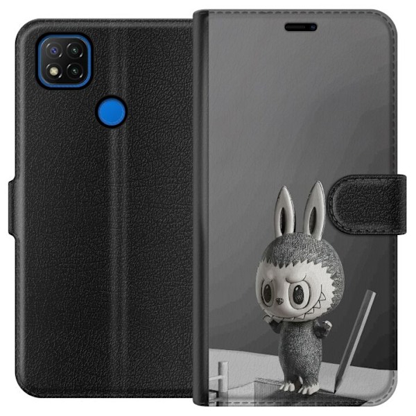 Xiaomi Redmi 9C Tegnebogsetui Pop Mart MEGA LABUBU LABUBU Sket