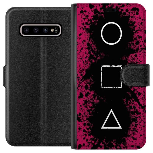 Kompatibelt Lommeboketui til Samsung Galaxy S10+ Squid Game 2 - Vem är du?