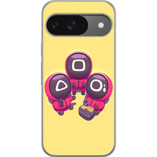 Google Pixel 9 Pro Gennemsigtig cover Squid Game