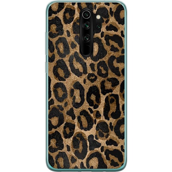 Xiaomi Redmi Note 8 Pro  Gjennomsiktig deksel Leopard Luxe