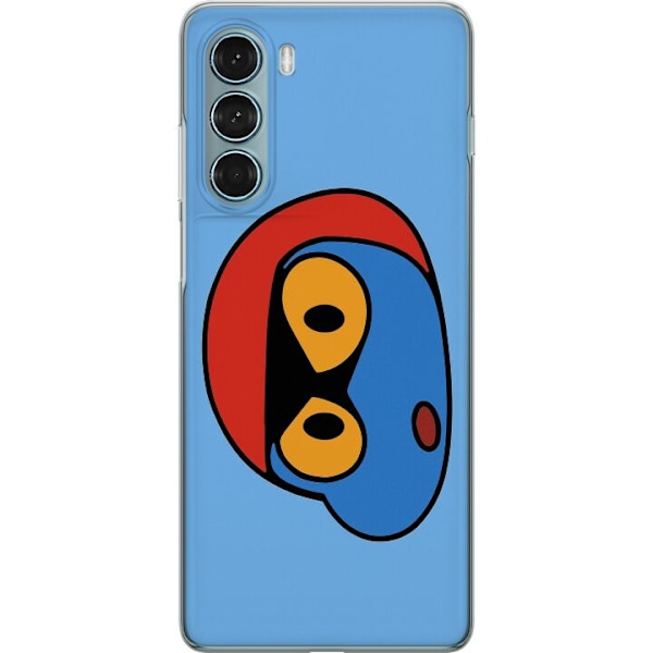 Motorola Moto G200 5G Genomskinligt Skal Bold Bot Head