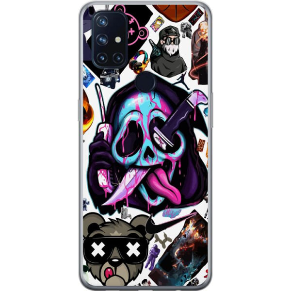 OnePlus Nord N10 5G Gennemsigtig cover Stickers