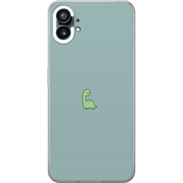 Nothing Phone (1) Läpinäkyvä kuori Tiny Dino