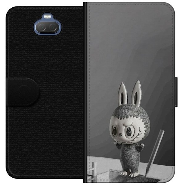 Sony Xperia 10 Plus Tegnebogsetui Pop Mart MEGA LABUBU LABUBU Sketch 1000%