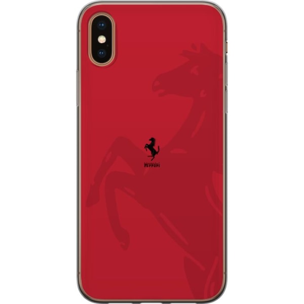 Apple iPhone XS Läpinäkyvä kuori Ferrari