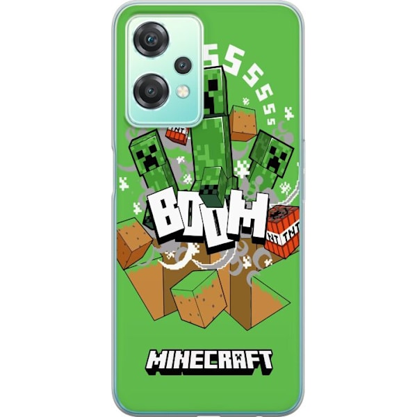 OnePlus Nord CE 2 Lite 5G Genomskinligt Skal Minecraft Boom