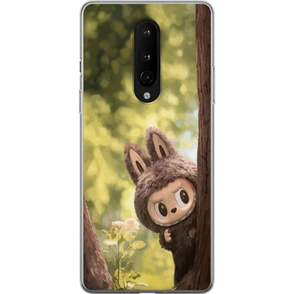 OnePlus 8 Genomskinligt Skal Labubu Graffiti Vibes – Gatukonst i monsterform