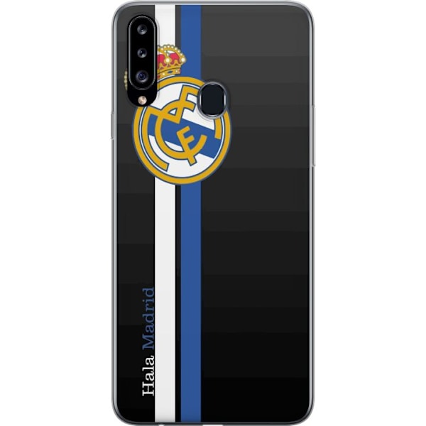 Samsung Galaxy A20s Läpinäkyvä kuori Real Madrid