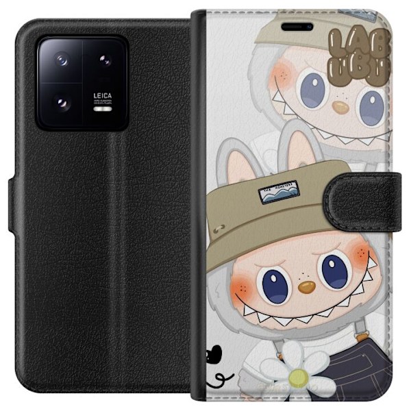 Xiaomi 13 Pro Lompakkokotelo Labubu Minimal Mood - Yksinkertai